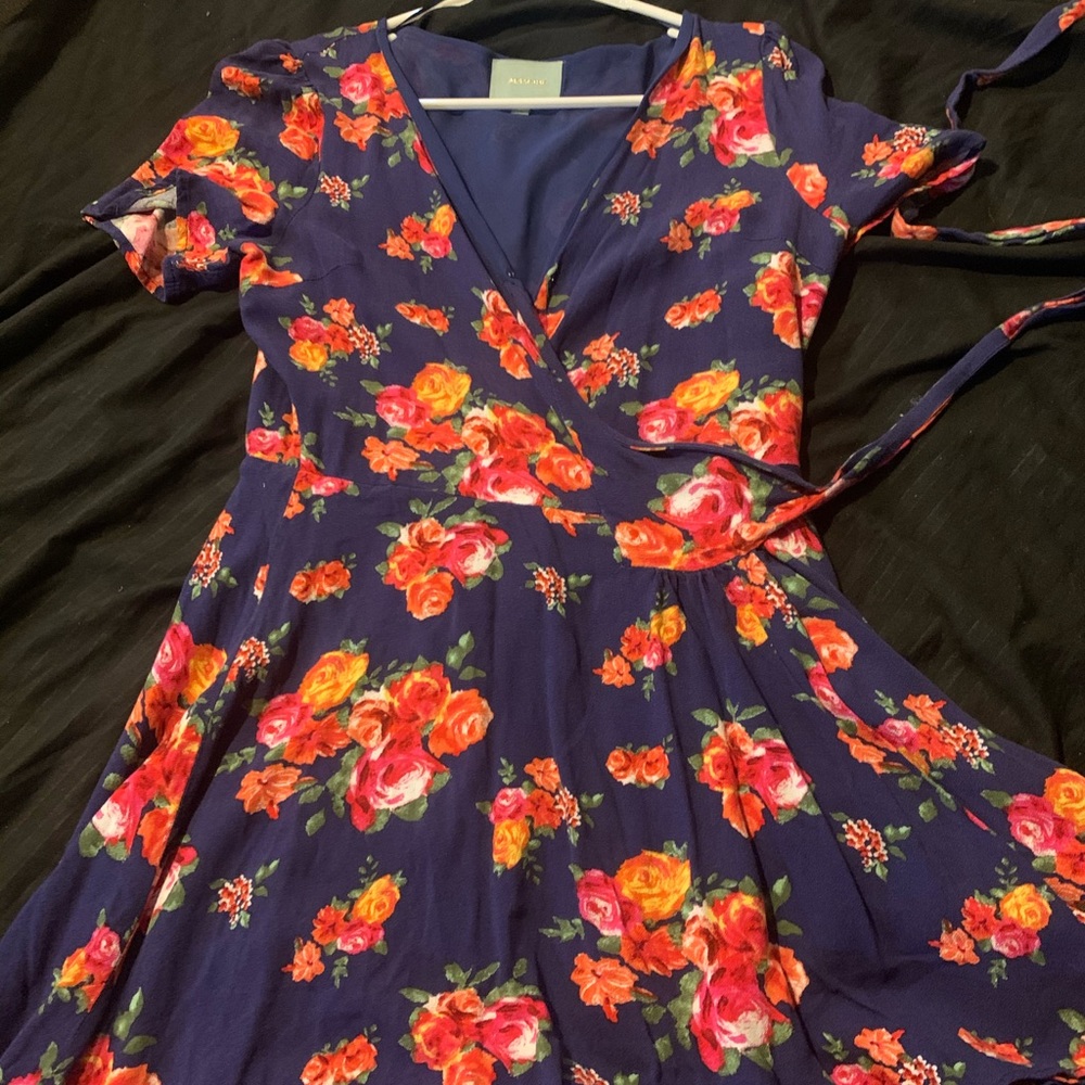 Medium wrap around dress